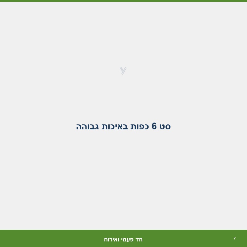 סט 6 כפות באיכות גבוהה