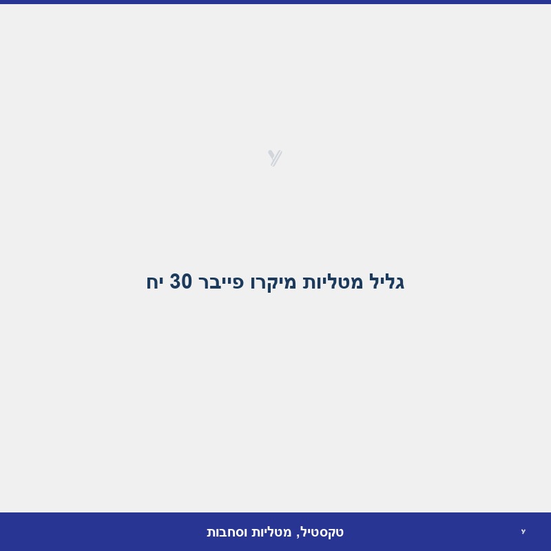 גליל מטליות מיקרו פייבר 30 יח 