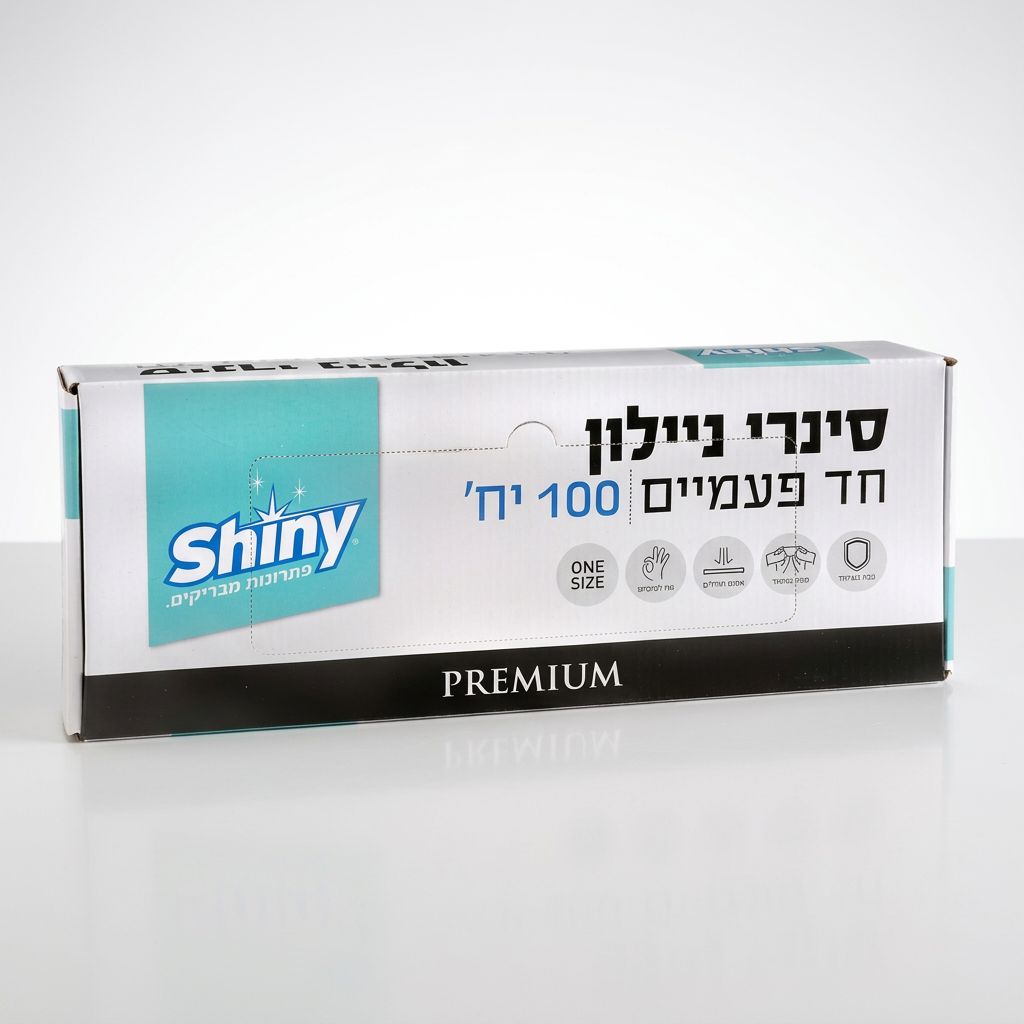 סינר חד פעמי בשקית -א' 100 יח