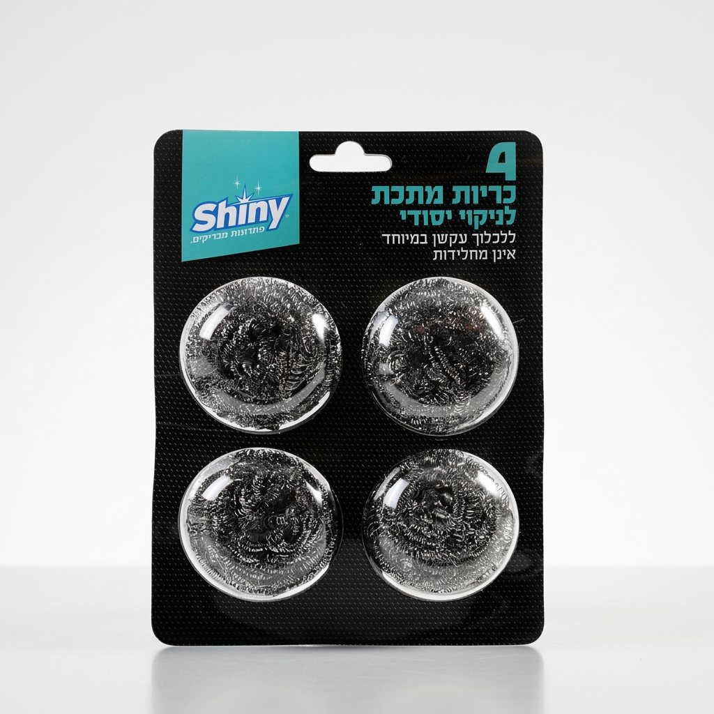 4 כריות מתכת - Shiny