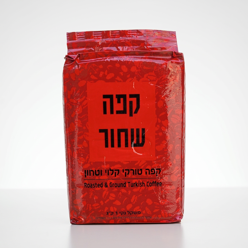קפה שחור 1 קג מוסדי - עלית