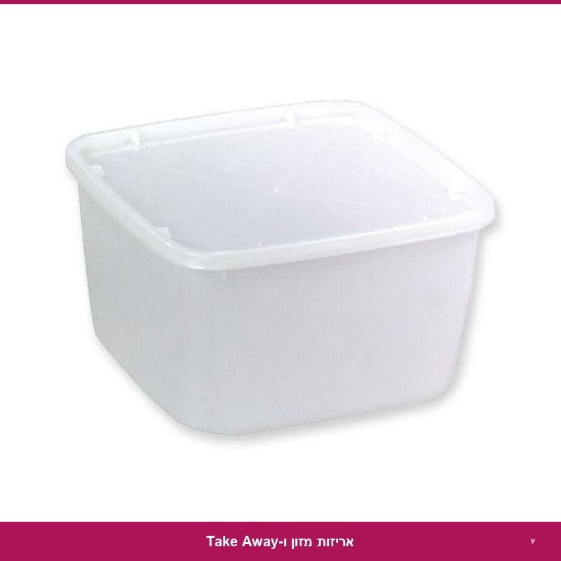 מיכל 3 ליטר + מכסה