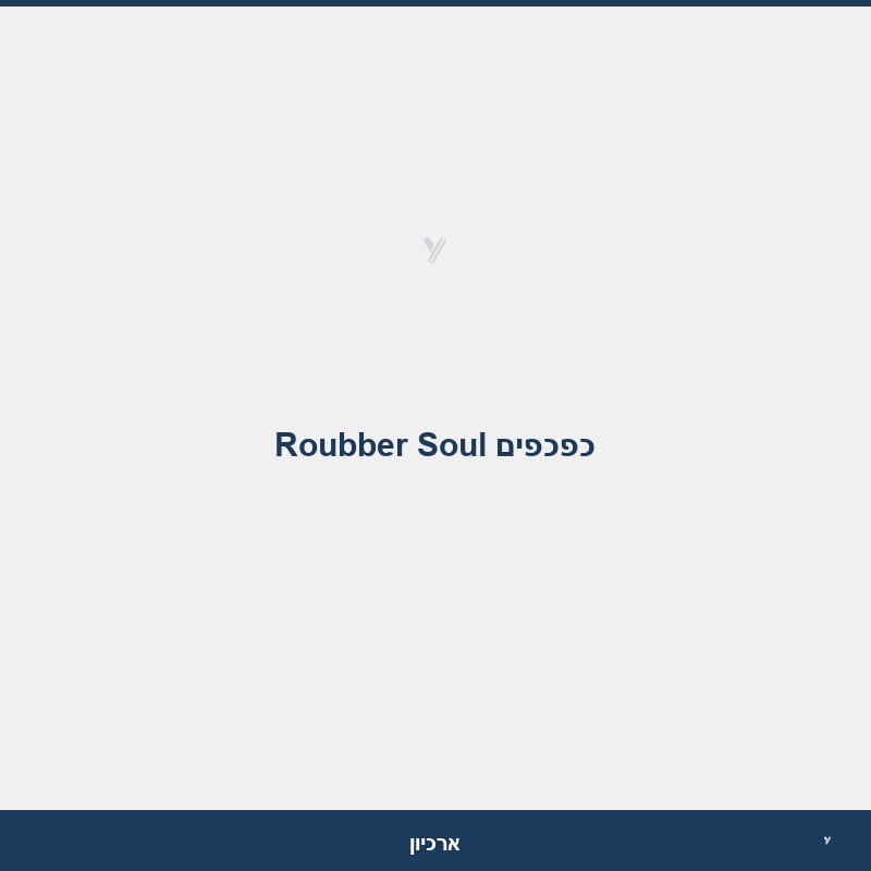 כפכפים Roubber Soul