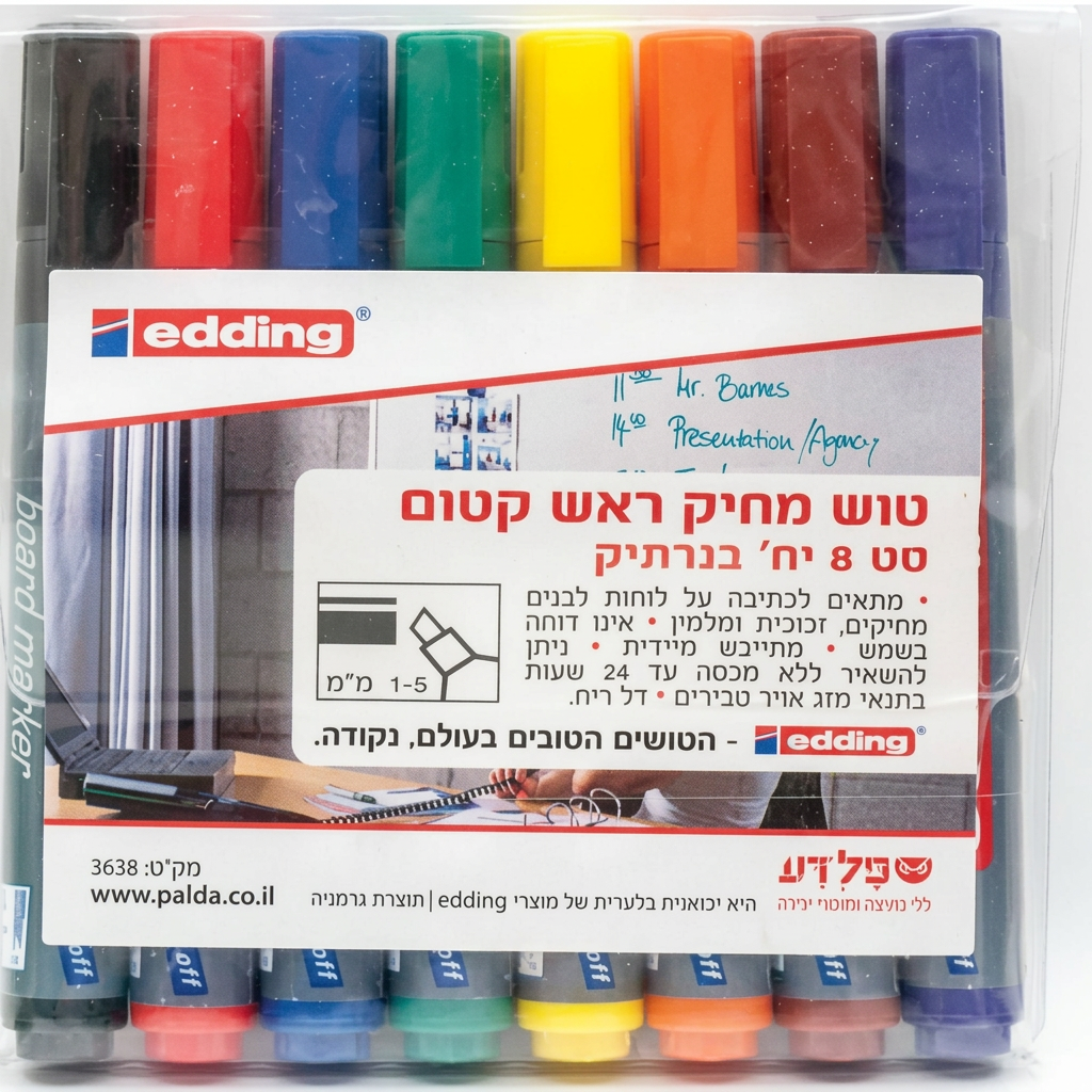 סט טושים שקופים 8 יח'