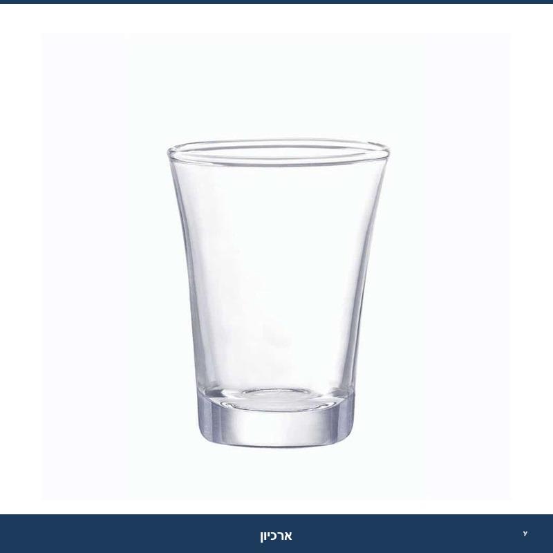 כוס צ'ייסר 25 סמ