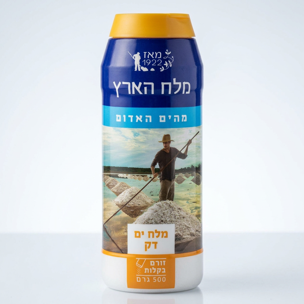 מלח הארץ ים יבש 500 גרם - מלחיה