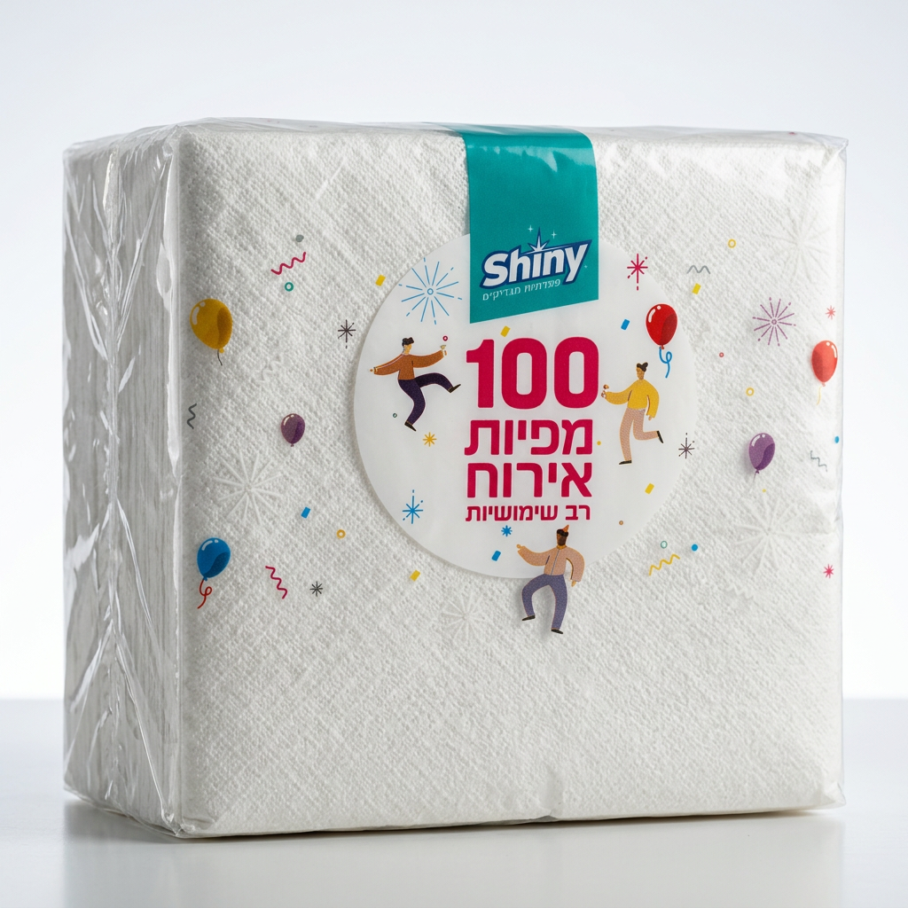 מפיות פסטי 100 מפיות בחבילה