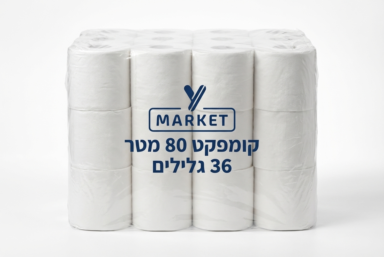 נייר טואלט קומפקט 80 - 36 יח'