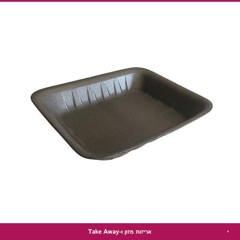 מגש קלקר רגיל שחור - כרעיים 600 יח'