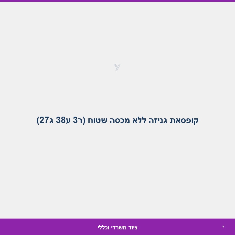 קופסאת גניזה ללא מכסה שטוח (ר3 ע38 ג27)