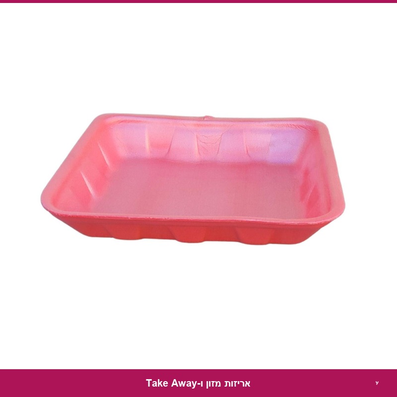 מגש קלקר רגיל אדום - כרעיים 600 יח'