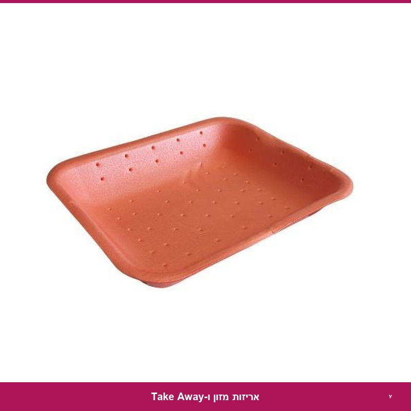 מגש קלקר סופג אדום - כרעיים 500 יח'