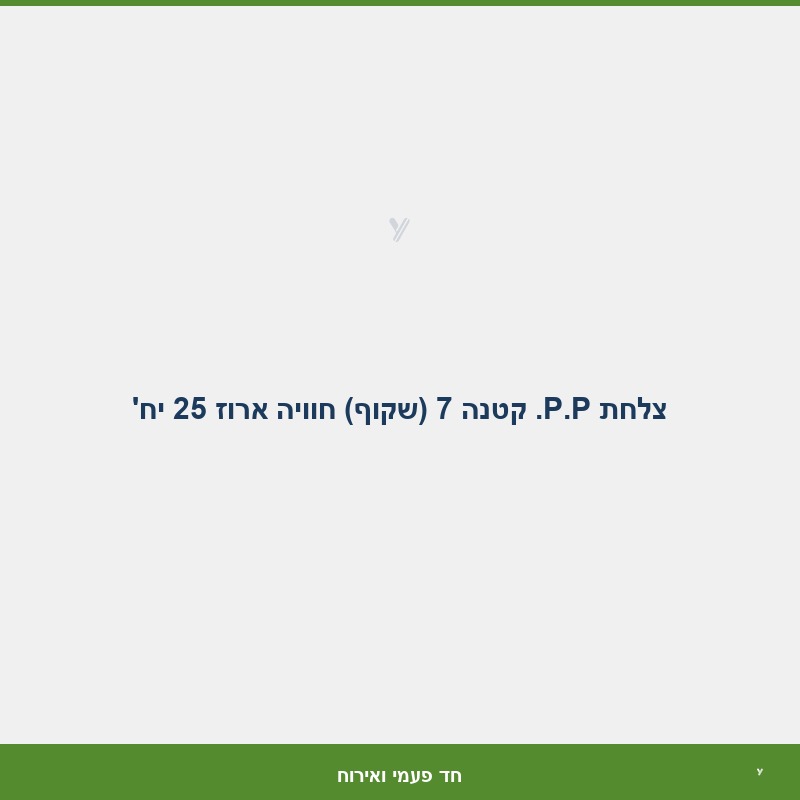 צלחת P.P. קטנה 7 (שקוף) חוויה ארוז 25 יח'