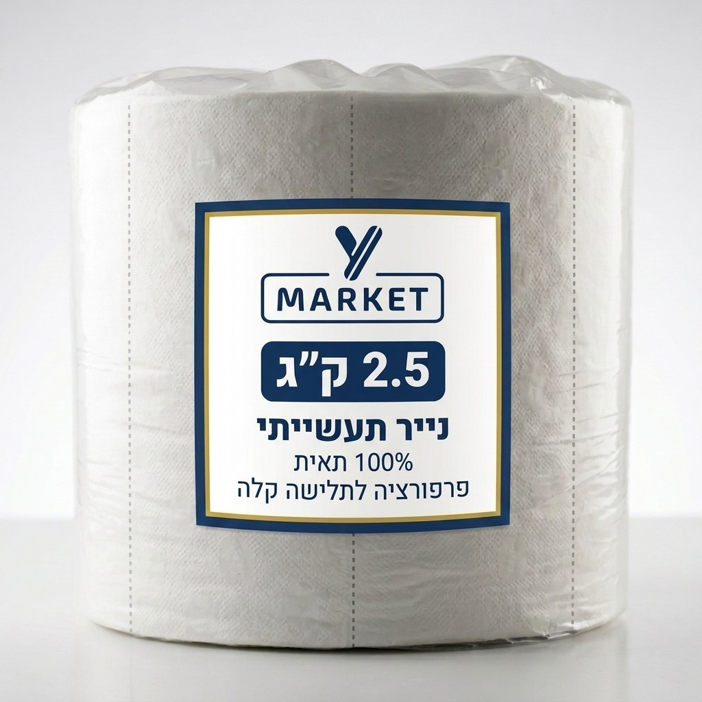 נייר תעשייתי 100% תאית - 2.7 ק"ג