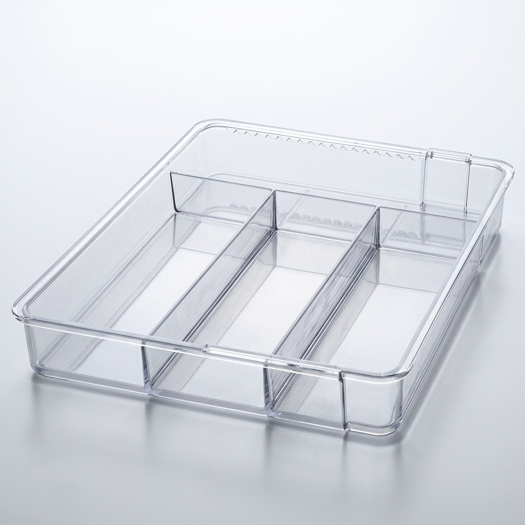 סכום מגירה שקוף פלסטיק